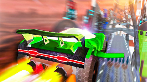 미래시대 자동차 레이싱 2인용 게임 - FLYING CARS ERA