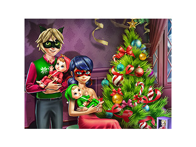 레이드버그 가족의 크리스마스 게임 ▶ DOTTED GIRL FAMILY CHRISTMAS