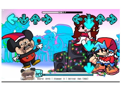 프라이데이 나이트 펌킨 모키 크리스마스 에디션 모드 - (FNF vs Mokey Christmas Edition)