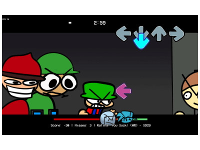 프라이데이 나이트 펌킨 방향키 리듬게임 - FNF: Zanta but Algebra Dave, Bambi, & Bandu Sing it