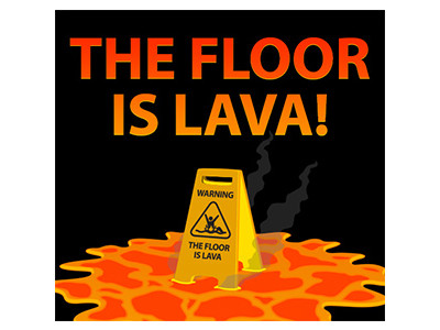 바닥은 뜨거운 용암 게임 ▶ THE FLOOR IS LAVA