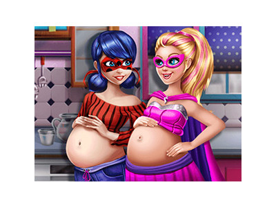 히어로 임신한 배 문신하기 게임 ▶ HERO DOLLS PREGNANT BFFS