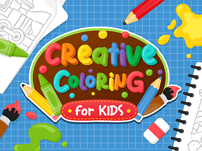 파스텔톤 색칠하기 게임 - CREATIVE COLORING