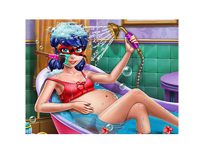 임산부 레이드버그 스파하기 게임 ▶ PREGNANT DOTTED GIRL SPA