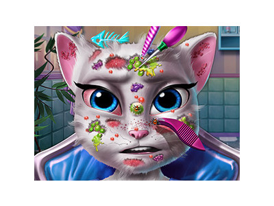 안젤라 얼굴 치료 게임 ▶ ANGELA SKIN DOCTOR