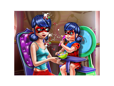 레이드버그 유아 음식 만들기 게임 ▶ DOTTED GIRL TODDLER FEED