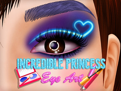 인크레더블 화장 메이크업 게임 - INCREDIBLE PRINCESS EYE ART