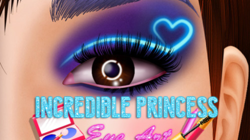 인크레더블 화장 메이크업 게임 - INCREDIBLE PRINCESS EYE ART