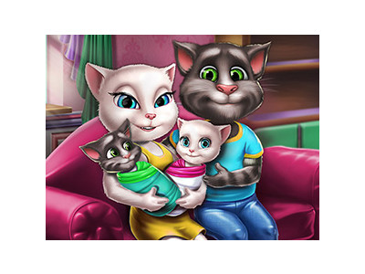 안젤라 쌍둥이 가족 게임 ▶ ANGELA TWINS FAMILY DAY