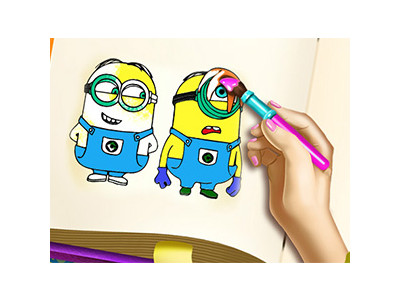 귀여운 미니언즈 색칠 공부 게임 ▶ MINI COLORING BOOK