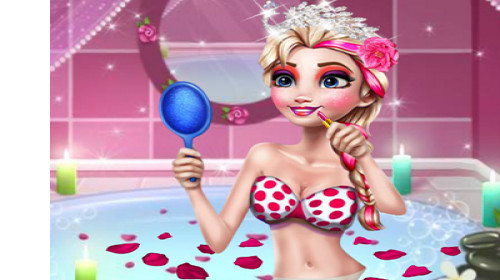 엘사의 세련된 메이크업 게임 ▶ STYLISH MAKEUP LOOK