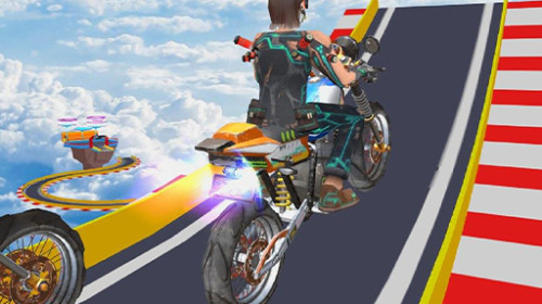 오토바이 트랙 레이싱 게임 - MEGA RAMP STUNT MOTO
