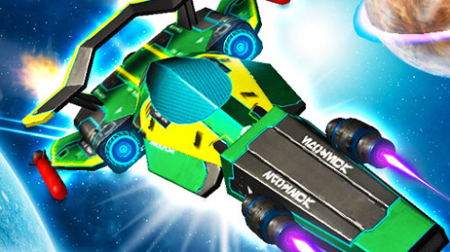 우주 행성 비행선 전쟁게임 - CYBER RACER BATTLES