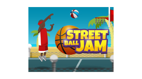 원터치 농구 놀이 게임 ▶ STREET BALL JAM