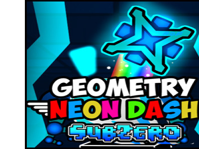 선명하고 붉은 지오메트리 게임 ▶ GEOMETRY NEON DASH SUBZERO