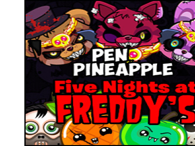 프레디와 파인애플 펜 게임 ▶ PEN PINEAPPLE FIVE NIGHTS AT FREDDYS