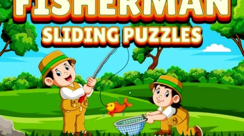 어부 슬라이딩 직소 퍼즐 게임 - FISHERMAN SLIDING PUZZLES