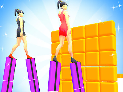 하이휠 구두 달리기 게임 - BAMBOO RUN