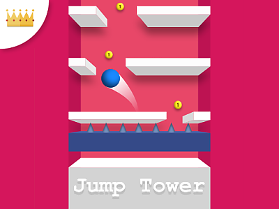 점프타워 반응속도게임 - JUMP TOWER 3D