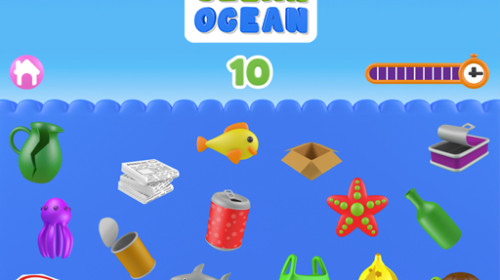 바다 쓰레기 찾기 퍼즐 게임 - CLEAN OCEAN