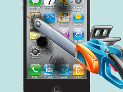 휴대전화 완벽하게 부수기 게임 ▶ WHACK THE PHONE