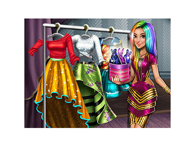 트리스 아름다운 드레스 게임 ▶ TRIS RUNWAY DOLLY DRESS UP