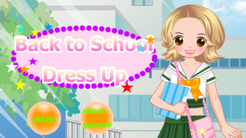 교복 옷입히기 게임 - Back to School Dressup