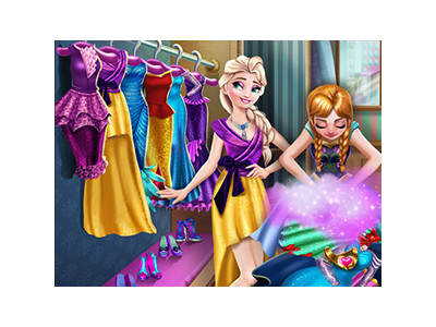 겨울 왕국의 옷장 청소 게임 ▶ ICE KINGDOM WARDROBE CLEANING