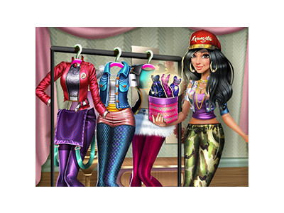 그녀의 랜덤 옷 입히기 게임 ▶ TRIS GANGSTA DOLLY DRESS UP H