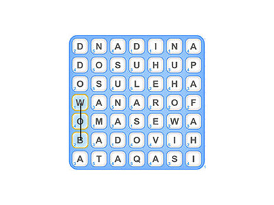 많은 단어 찾기 보드 게임 ▶ WORD FINDER BOARD GAME