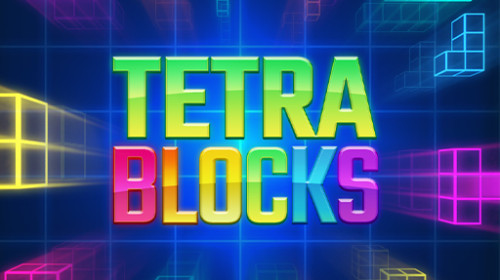 네온 테트리스 게임하기 - TETRA BLOCKS