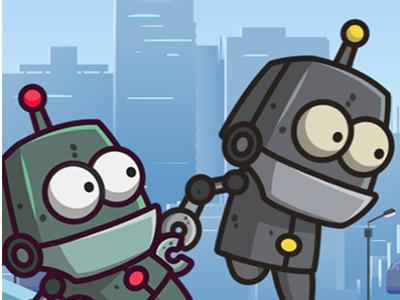 두 로봇 탈출하기 게임 ▶ ROBO TWINS