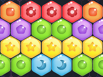 스위트 헥사 퍼즐게임 - SWEET CANDY HEXA PUZZLE