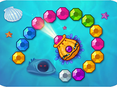 보석 매치게임 - ZUMBA OCEAN