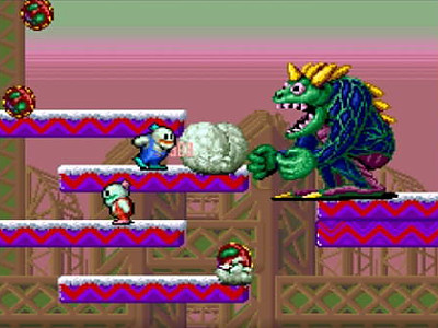 스노우 브라더스 오락실게임 (Snow Bros)