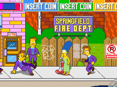 심슨가족 오락실게임하기 - The Simpsons