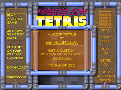 테트리스 플래시게임하기 [TETRIS]