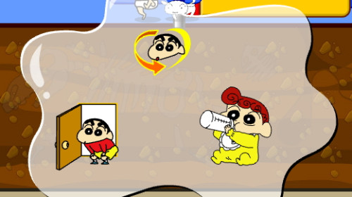 욕실에서 탈출하자 짱구게임