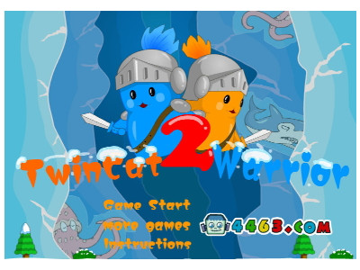 트윈 캣 워리어2 게임하기 (Twincat Warrior2)