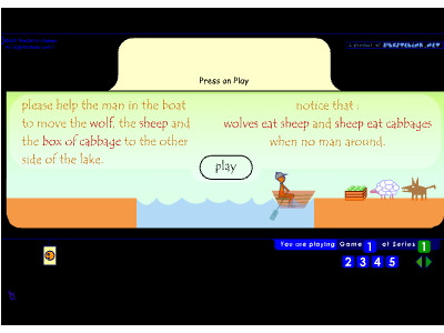 늑대 양 양배추 게임하기