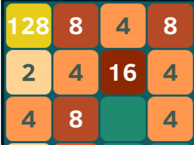 2048 게임 하기 (두뇌퍼즐)