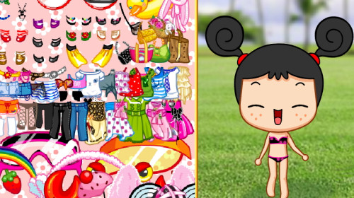 귀여운 파니팡 옷입히기 ▶ 파니팡 게임